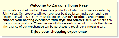 Zarcor is a manufacturer and reseller of several sailboat & marine industry accessories.