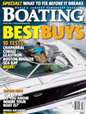 Boating magazine cover