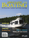 Great Lakes Boating magazine cover
