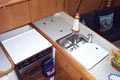 Galley stove top & sink covers