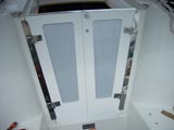 Click image to enlarge Companionway Doors on Catalina 350