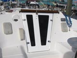 Click image to enlarge Companionway Doors on Hunter 260, 2004