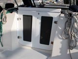 Click image to enlarge Companionway Doors on Hunter 30