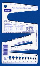 Riggers Gauge, Metric side