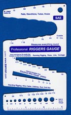Riggers Gauge Standard American Engineering (SAE) side