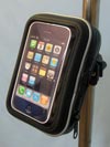 iPhone hand-held mobile device holder with water resistant case