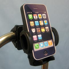 iPhone hand-held mobile device holder