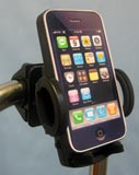 iPhone hand-held mobile device holder