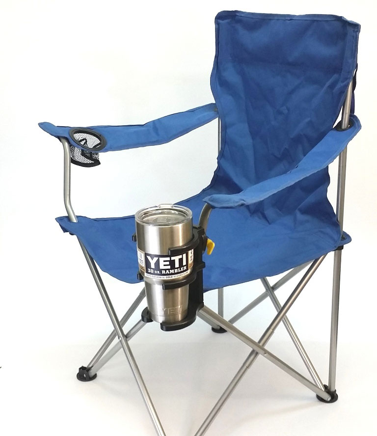 The Universal Tumbler Holder will hold every kind of wine glass, coffee  cup, cans and bottles. The drink holder is compatible with many various  wheelchairs, power chairs, electric wheelchairs, mobility scooters, and